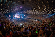 「超ときめき♡宣伝部のきみのハートにロックオンTOUR 2025 ~10th Anniversary~」ファイナル公演の様子。