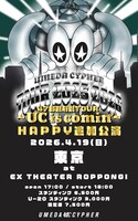 梅田サイファー「47都道府県TOUR2025→2026～UC is comin' HAPPY追加公演～」告知画像