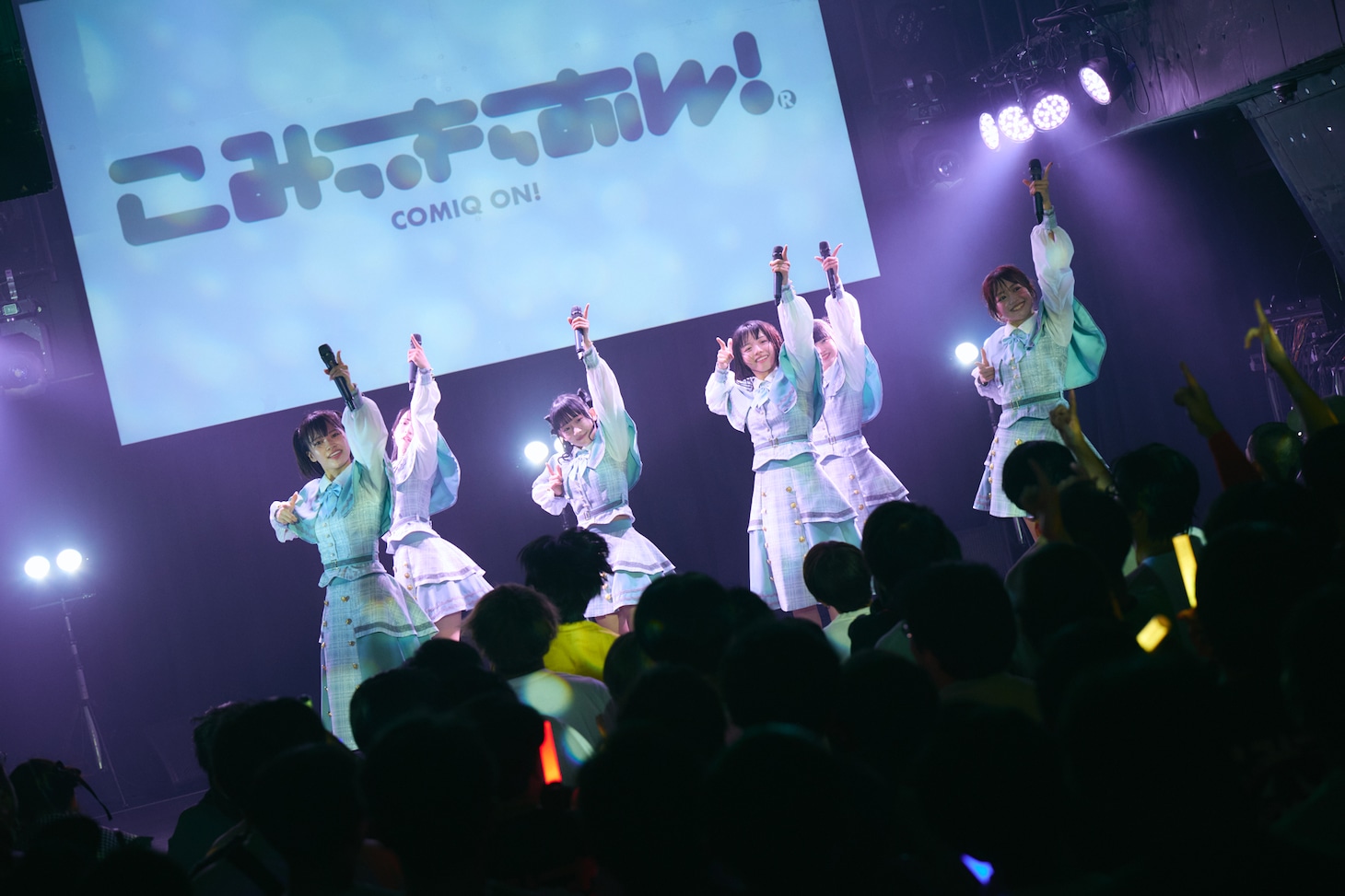 「こみっきゅおん！3rd Anniversary LIVE『Just Begun』」の様子。