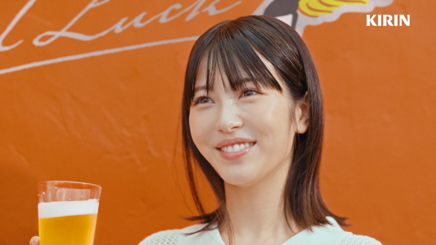 「キリングッドエール まったく新しいキリンビールのおいしさ篇」より。