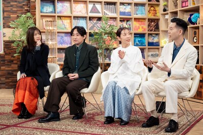 「SONGS いきものがかり」より、いきものがかりとハンバート ハンバート。（写真提供：NHK）