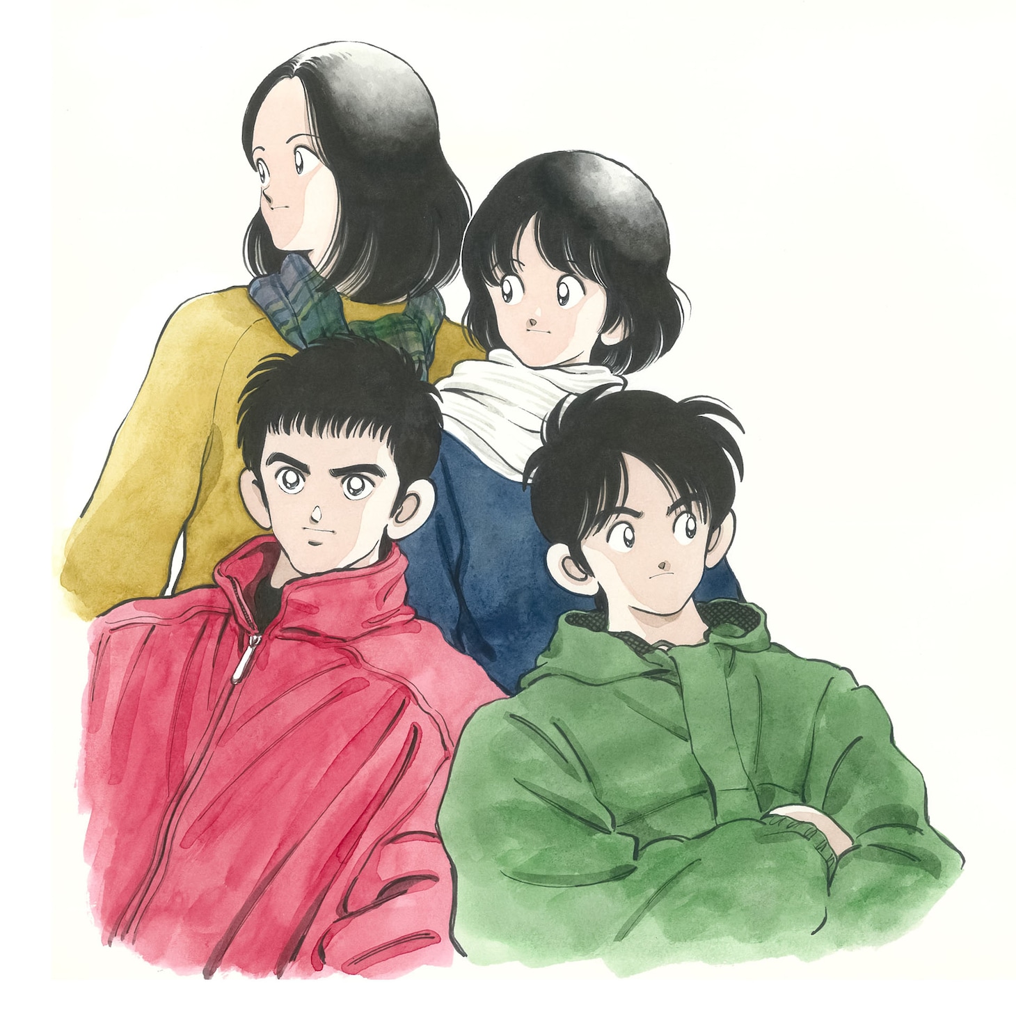 緑仙「青春の向こうへ」配信ジャケット ©あだち充／小学館