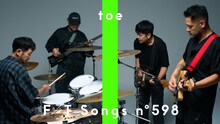 toeが登場する「THE FIRST TAKE」第598回のサムネイル。