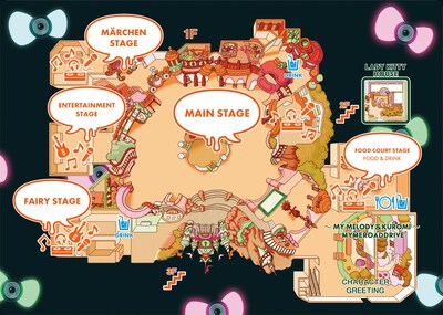 「SPOOKY PUMPKIN 2025 ～PURO ALL NIGHT HALLOWEEN PARTY～」会場マップ