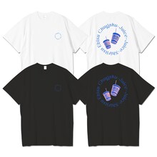 「ライブナタリー “私立恵比寿中学 × Juice=Juice”」オリジナルTシャツのデザイン。