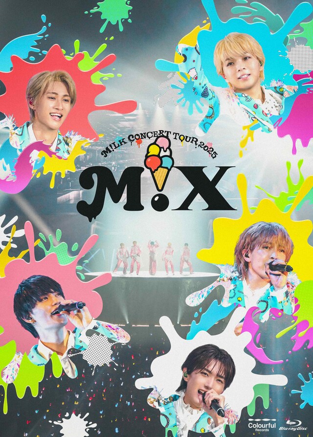 「M!LK CONCERT TOUR 2025 "M!Ⅹ"」Blu-ray初回限定盤ジャケット