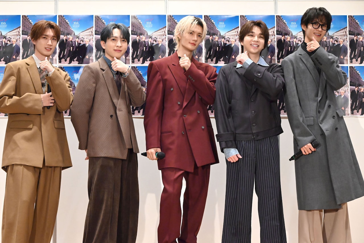 「イイじゃん」ポーズを披露するM!LK。