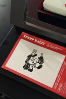 スタンプラリーのスタンプ。