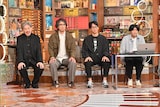 左から菅野薫、保持壮太郎、山田勝也、STUTS。©テレビ朝日