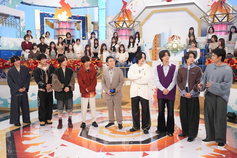 「timelesz ファミリア」収録の様子。©日本テレビ