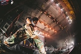 「ROCK-O-RAMA-THE END」よりThe BONEZのライブの様子。(撮影:西槇太一)