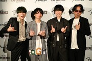 左から加藤隆志（東京スカパラダイスオーケストラ、LOSALIOS）、斎藤宏介（UNISON SQUARE GARDEN、TenTwenty）、山内総一郎（フジファブリック）、Ken（L'Arc-en-Ciel）。