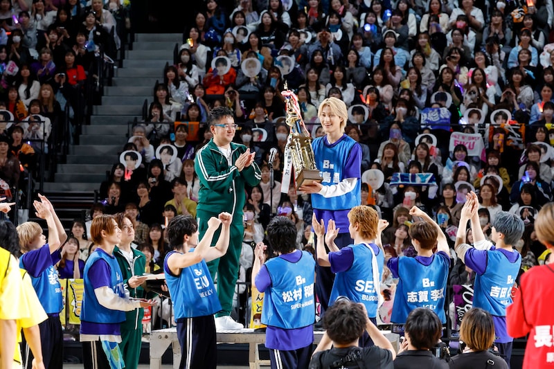 優勝したB型チーム。