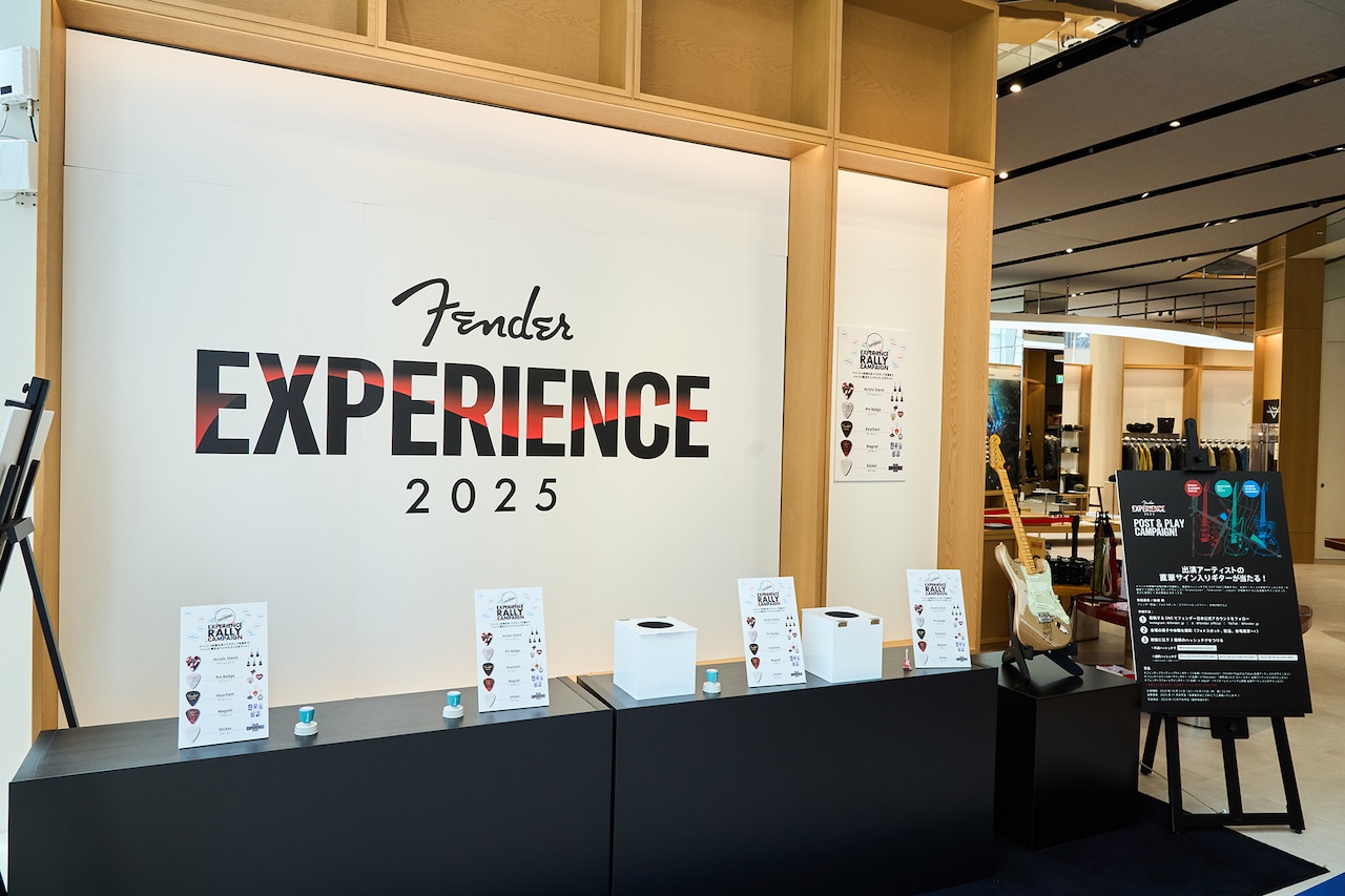 「FENDER EXPERIENCE 2025」会場の様子。