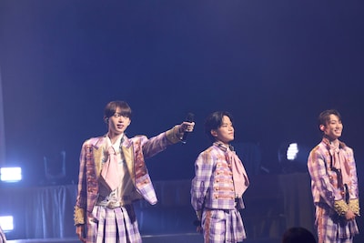 左から近藤駿太、武田創世、森田璃空。（撮影：米山三郎）