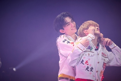 高桑真之と芳賀柊斗。（撮影：米山三郎）