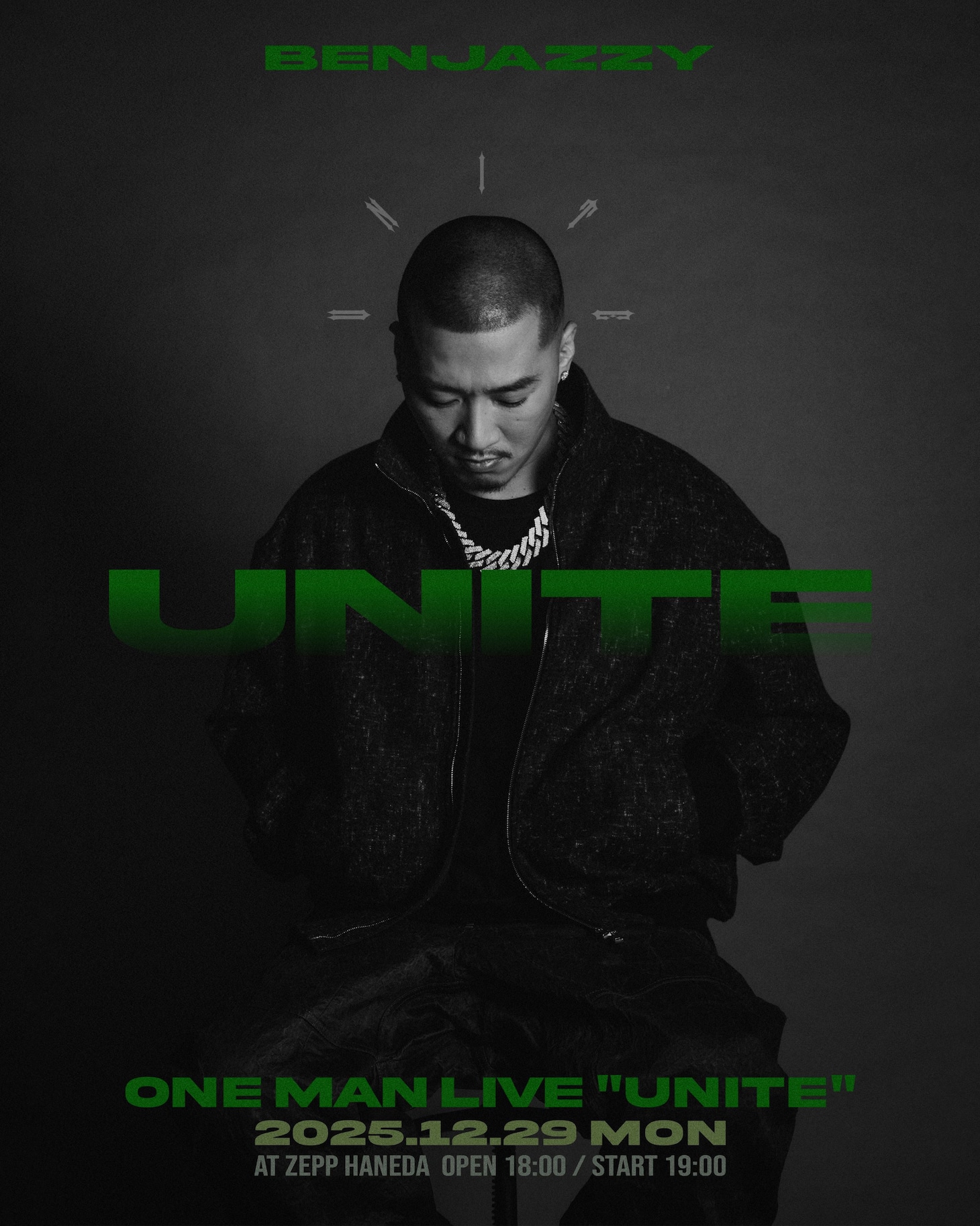 「Benjazzy ONE MAN LIVE "UNITE"」フライヤー