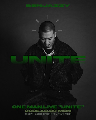 「Benjazzy ONE MAN LIVE "UNITE"」フライヤー