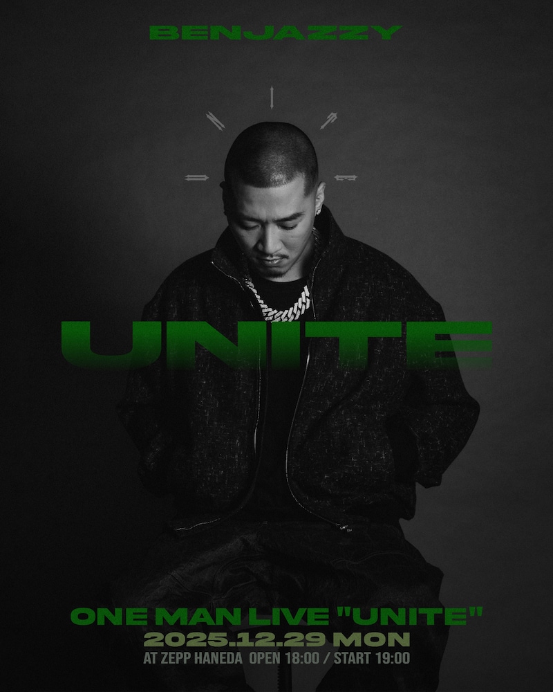 「Benjazzy ONE MAN LIVE "UNITE"」フライヤー