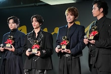 左から佐藤勝利、松島聡、原嘉孝、篠塚大輝。