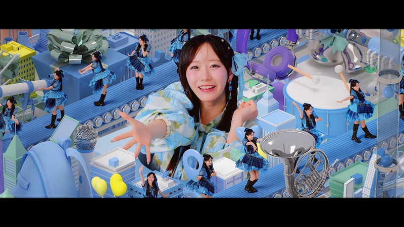 FRUITS ZIPPER「はちゃめちゃわちゃライフ！」ミュージックビデオより。