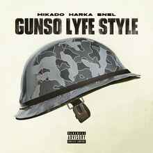 MIKADO, HARKA & ENEL「GUNSO LYFE STYLE」配信ジャケット