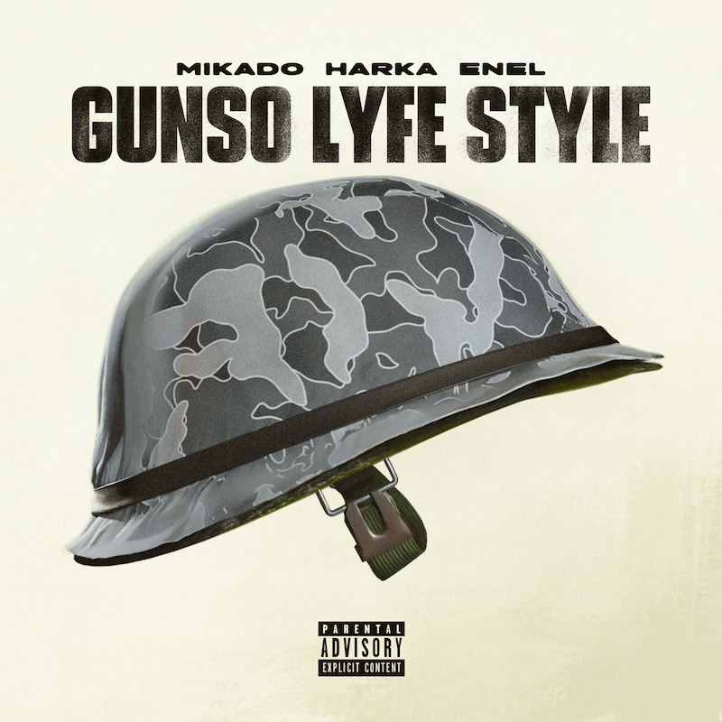 MIKADO, HARKA & ENEL「GUNSO LYFE STYLE」配信ジャケット