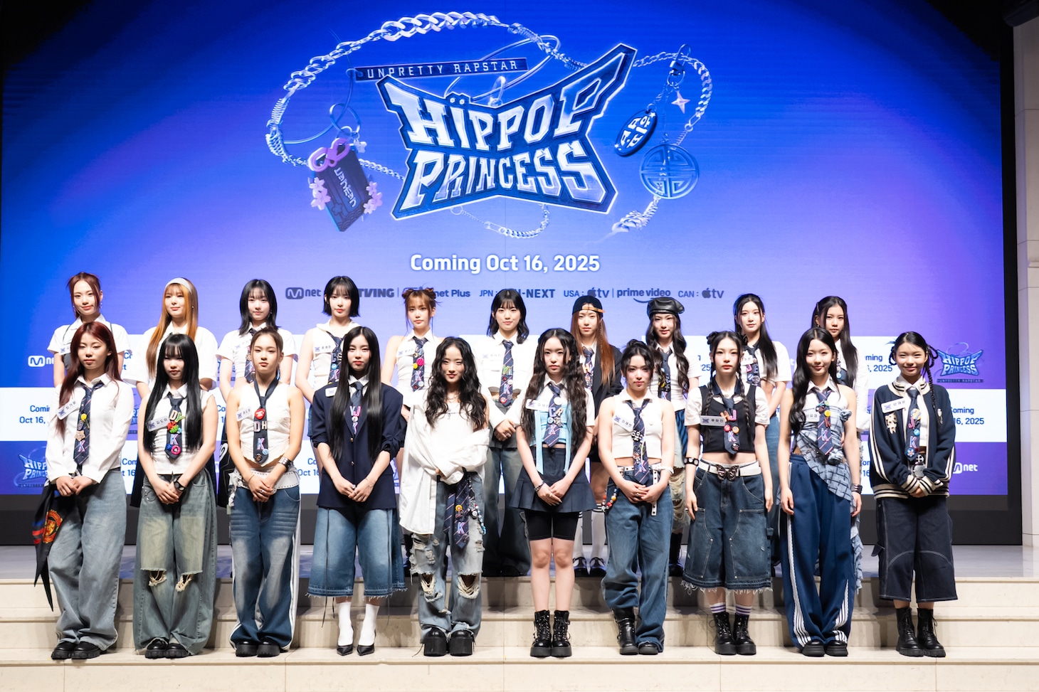 「Unpretty Rapstar : HIP POP Princess]」韓国参加者。©Mnet
