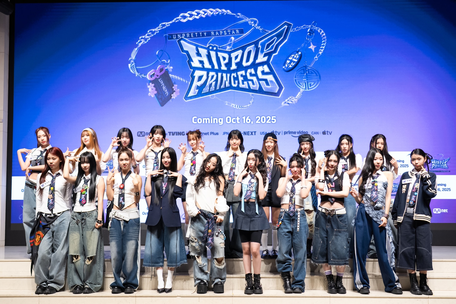 「Unpretty Rapstar : HIP POP Princess]」韓国参加者。©Mnet