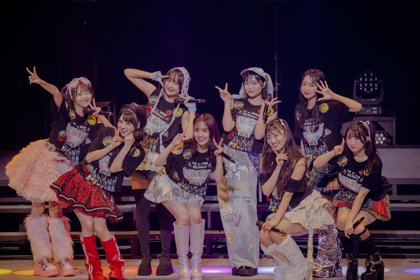 「OCHA NORMA 2025 LIVE at BUDOKAN ～#OCHAnnel～」の様子。