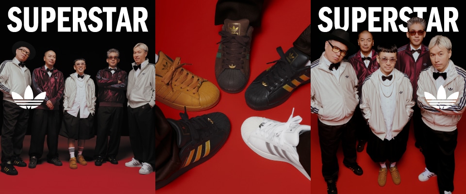 RIP SLYMEが登場している「adidas Originals」キービジュアル。