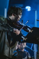 くるりのステージに出演した山田周（Violin）。（撮影：井上嘉和）