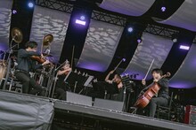 岸田繁弦楽四重奏（撮影：井上嘉和）