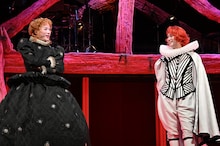 キスシーンを振り返る大鶴佐助と正門良規（Aぇ! group）。