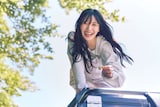 河田陽菜(日向坂46)2nd写真集「テイクオフ」より。(Photo by SAKAI DE JUN)