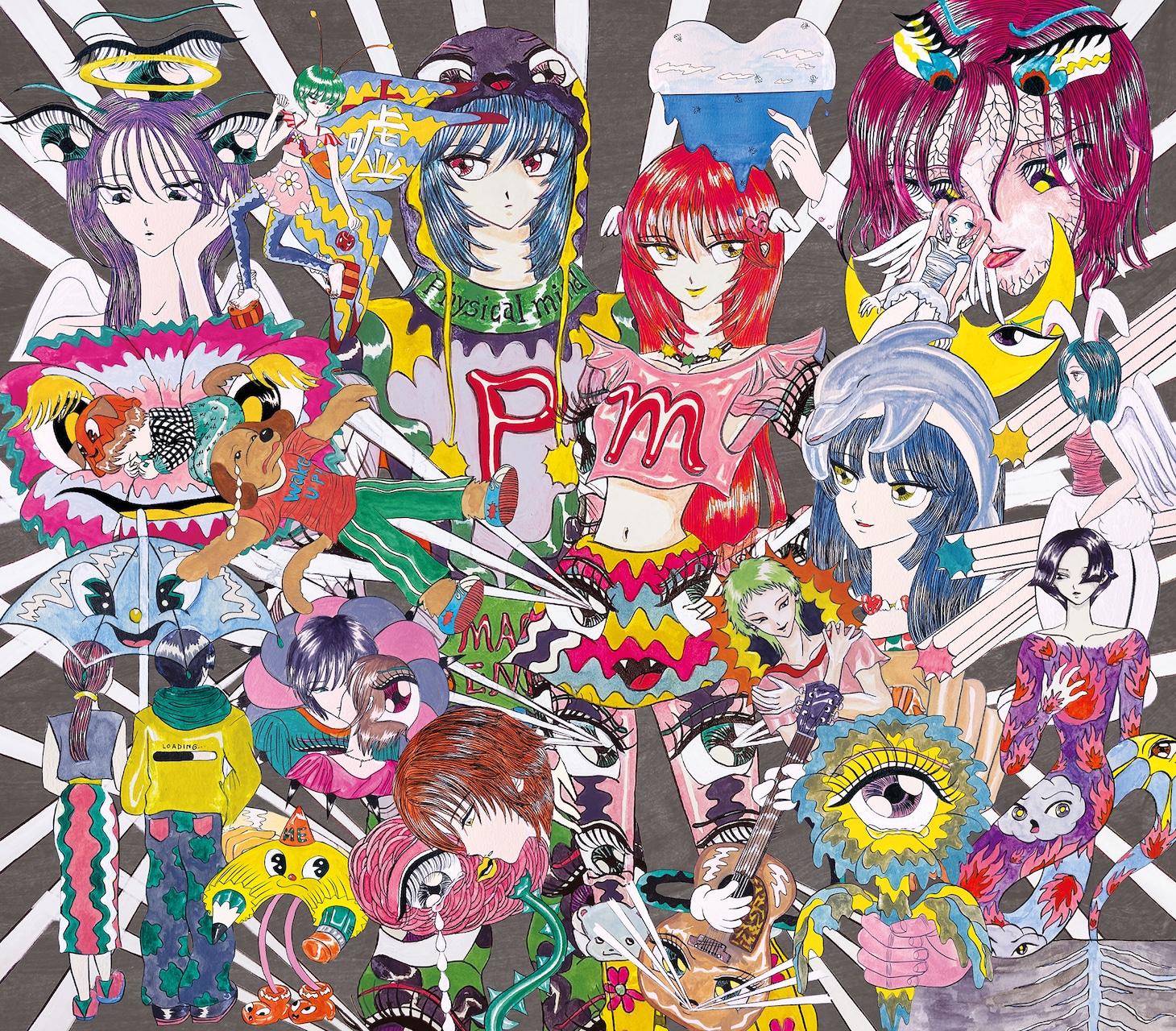 マカロニえんぴつ「physical mind」初回生産限定盤A （Billboard盤）ジャケット