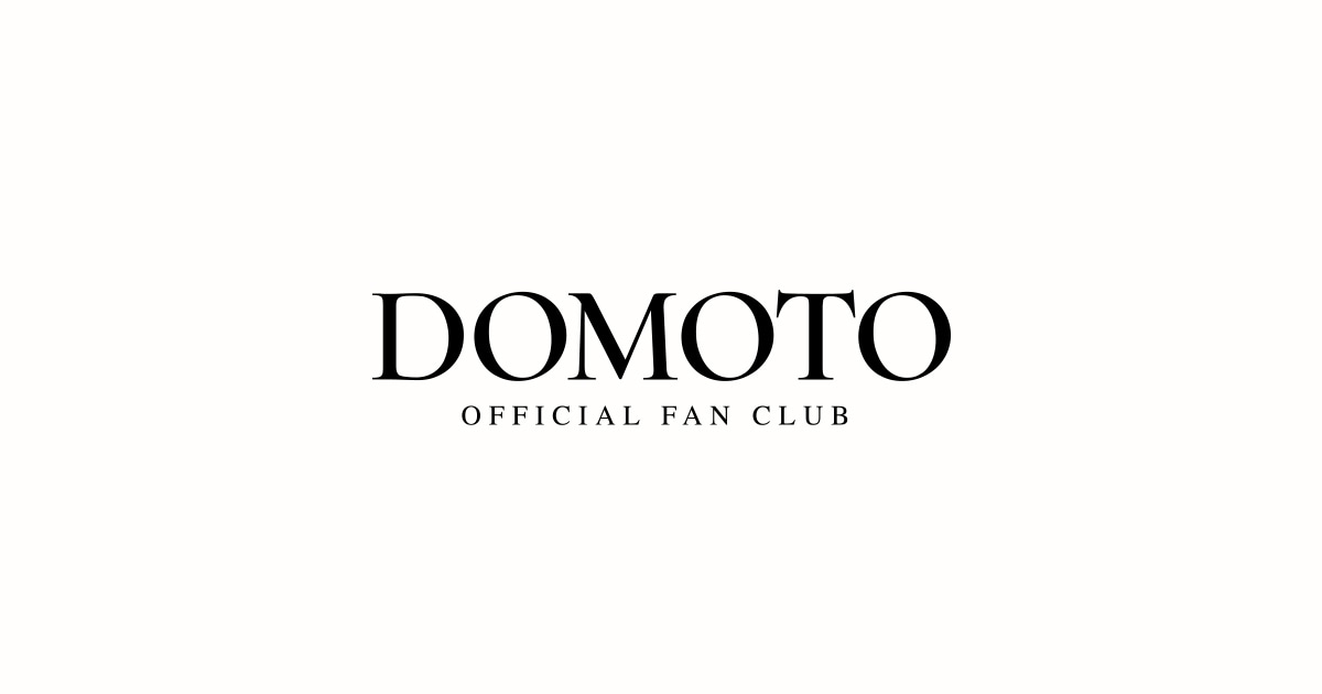 「DOMOTO OFFICIAL FAN CLUB」ロゴ