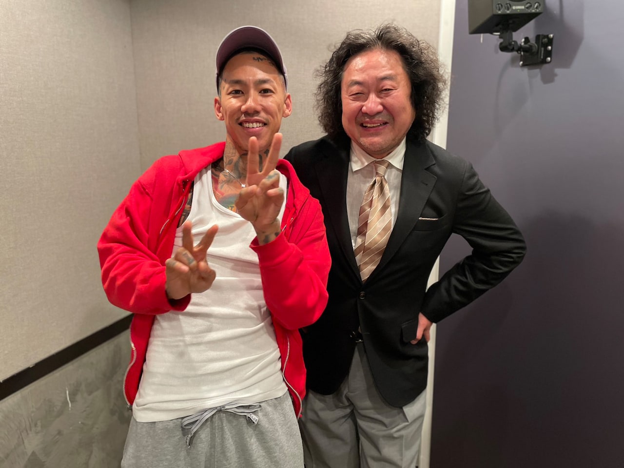 千葉雄喜と葉加瀬太郎。