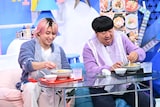 佐久間大介(Snow Man)と日村勇紀(バナナマン)。©︎日本テレビ