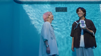 Snow Manの佐久間大介と阿部亮平。