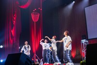 なかなか玉が入らない紅組。