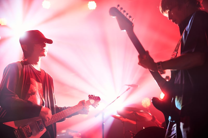 ART-SCHOOLのライブの様子。（撮影：中野敬久）