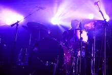 藤田勇（Dr / ART-SCHOOL）（撮影：中野敬久）