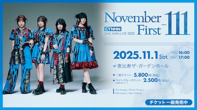 「CYNHN ONE MAN LIVE 2025 November First -111」告知画像