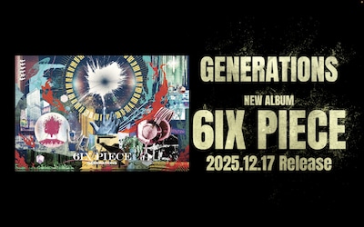 GENERATIONS「6IX PIECE」告知ビジュアル