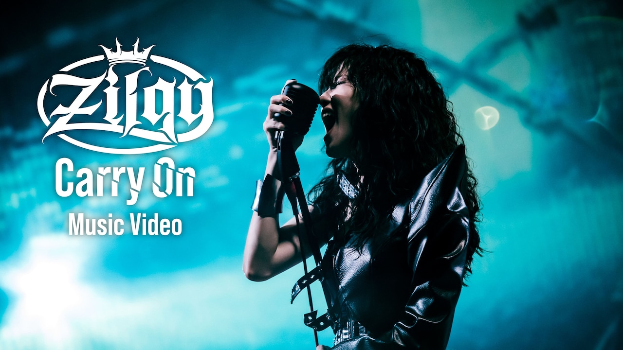 Zilqy「Carry On」ミュージックビデオのサムネイル。