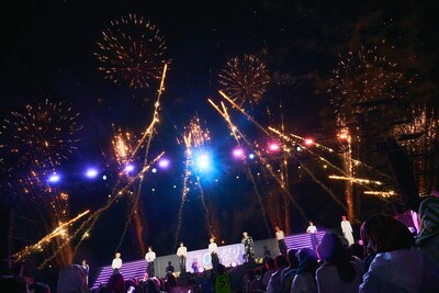 「JO1 5th Anniversary ～祭り～」の様子。©LAPONE ENTERTAINMENT