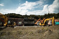 スチャダラパー「ビート道 feat. ロボ宙」ミュージックビデオ撮影の様子。