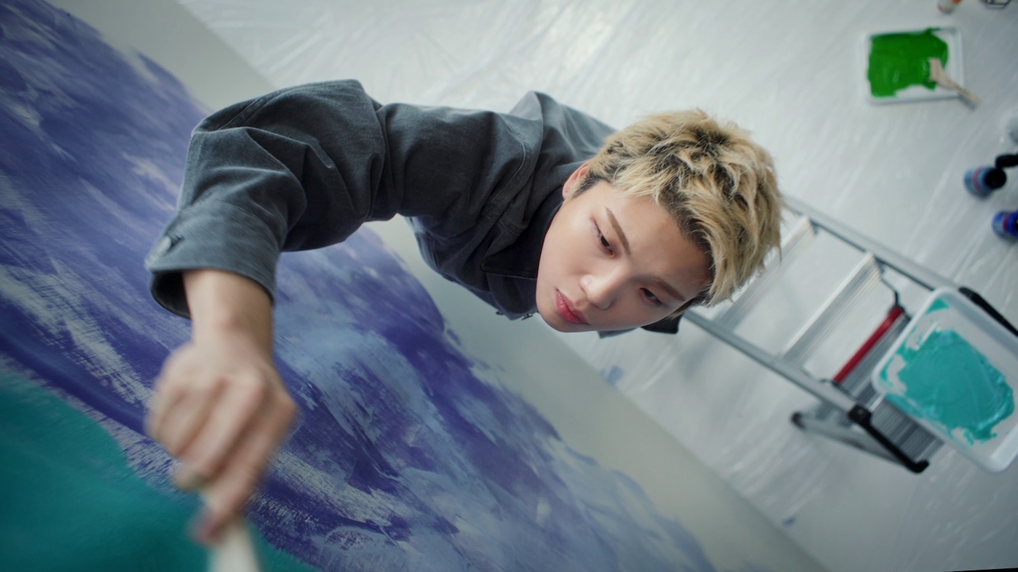 SHUNTO。BE:FIRSTが出演する、ユニリーバ・ジャパンの新Web CM「#DRAW_YOURSELF」より。