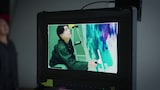モニタに映るLEO。BE:FIRSTが出演する、ユニリーバ・ジャパンの新Web CM「#DRAW_YOURSELF」ビハインド映像より。